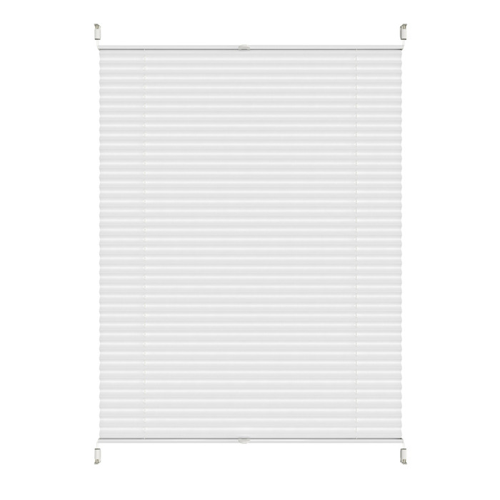 Plisségardin Touch Up & Down Vit 140 x 130 cm